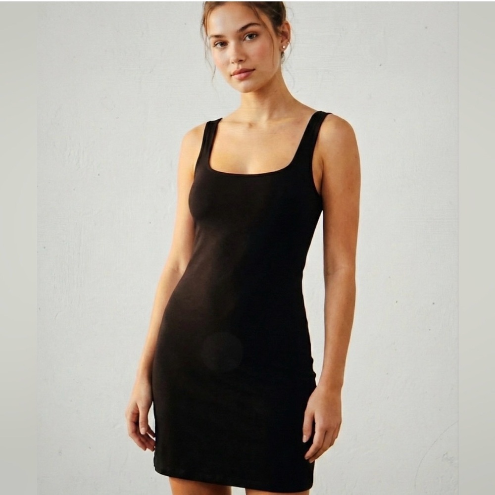 J.Crew Little Black Dress Square Neck LBD Size S Classic